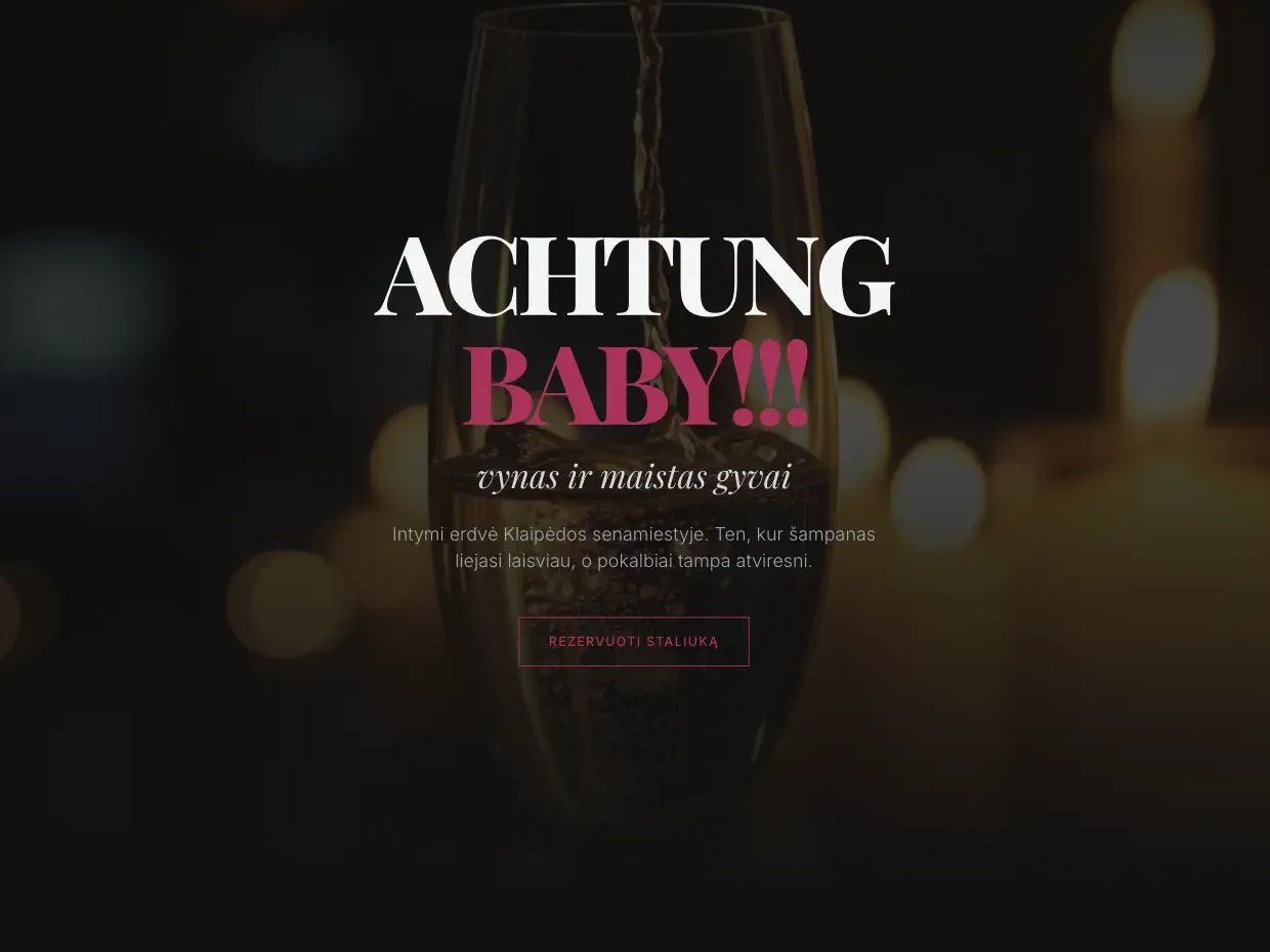 Achtung Baby Kitoki svetainė